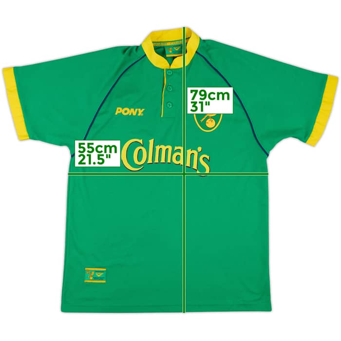 1997-99 Norwich Away Shirt - 8/10 - (L)