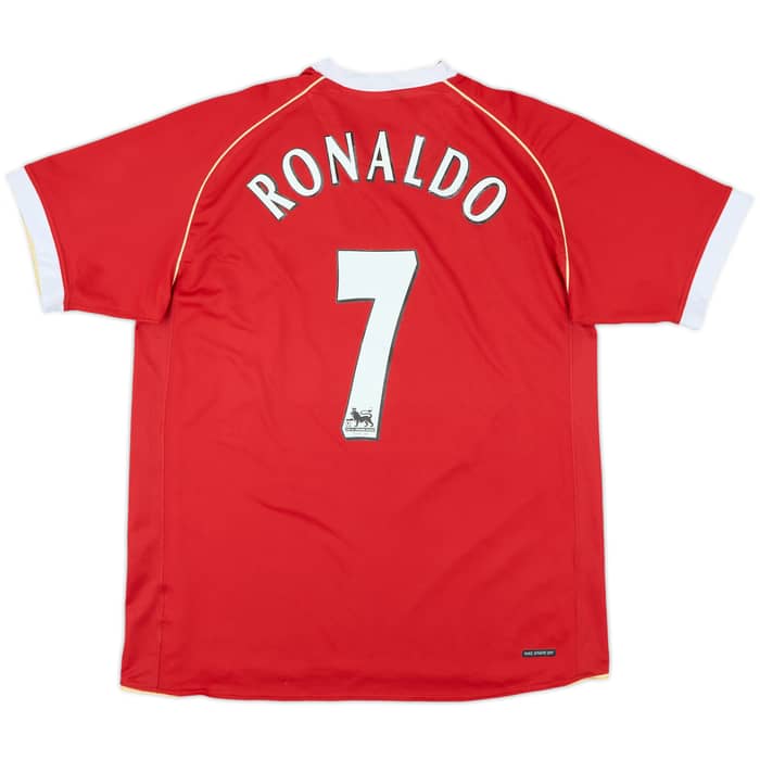 2006-07 Manchester United Home Shirt Ronaldo #7 - 6/10 - (L)