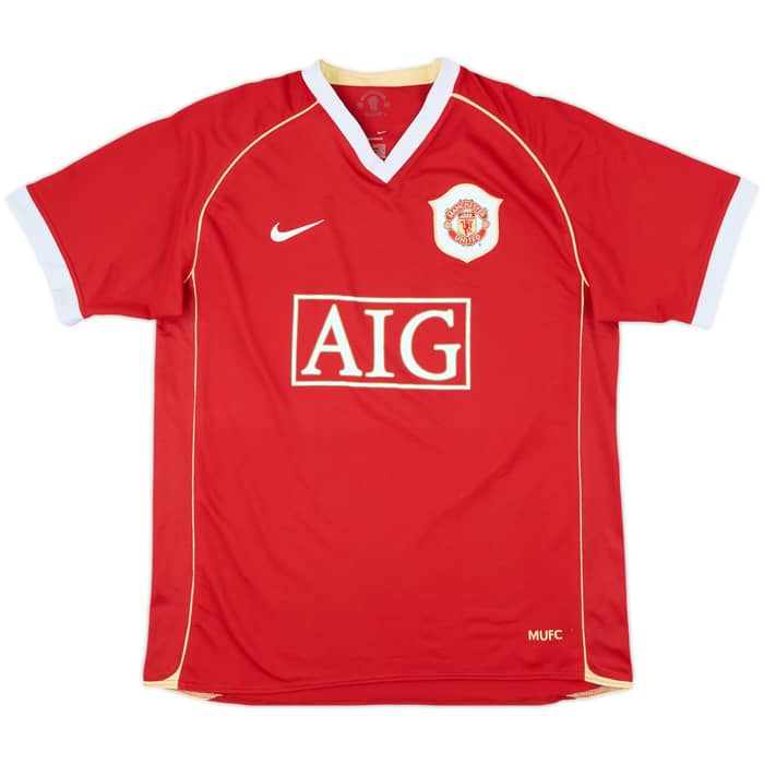 2006-07 Manchester United Home Shirt Ronaldo #7 - 6/10 - (L)