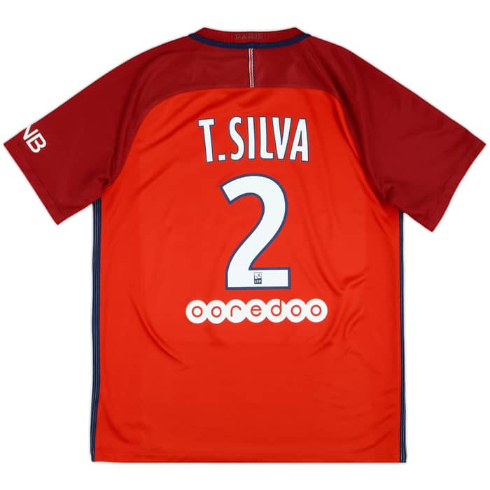 2016-17 Paris Saint-Germain Away Shirt T.Silva #2 - 5/10 - (L)