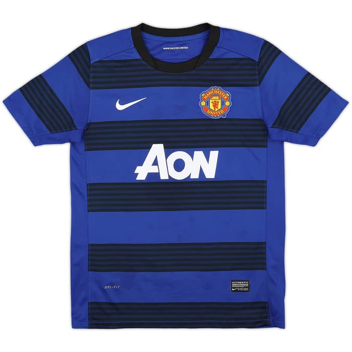 2011-13 Manchester United Away Shirt J.S.Park #13 - 7/10 - (L.Boys)