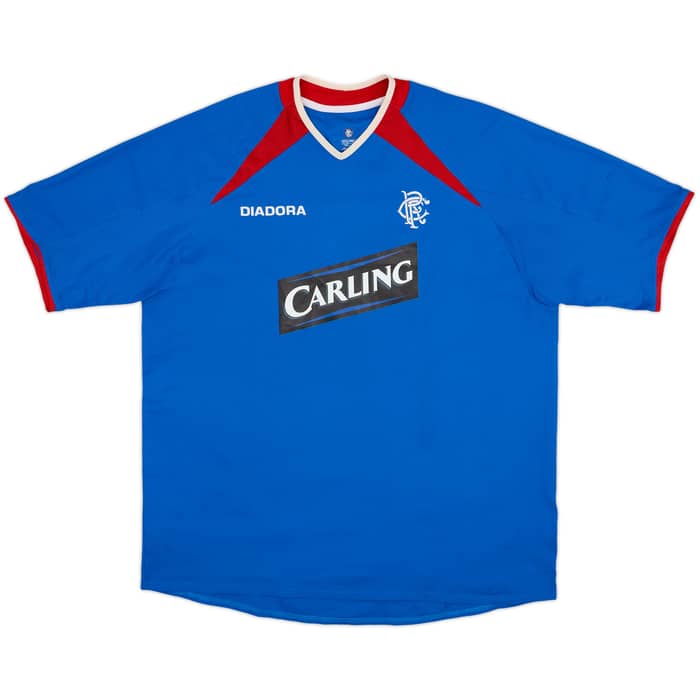2003-05 Rangers Home Shirt - 8/10 - (XL)