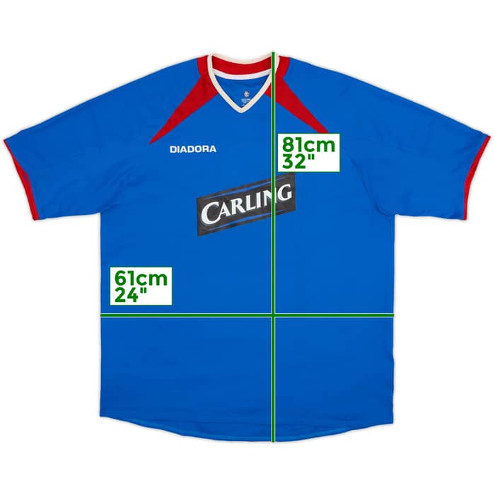 2003-05 Rangers Home Shirt - 8/10 - (XL)