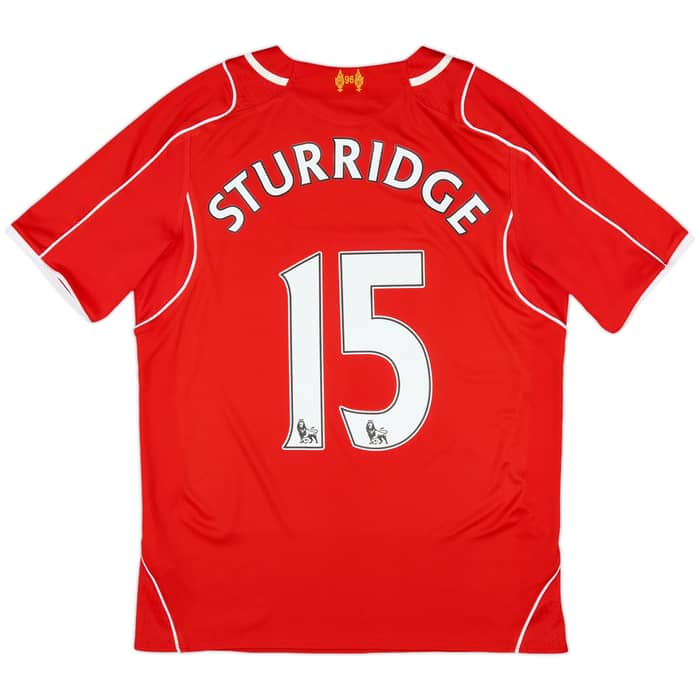 2014-15 Liverpool Home Shirt Sturridge #15 - 7/10 - (S)