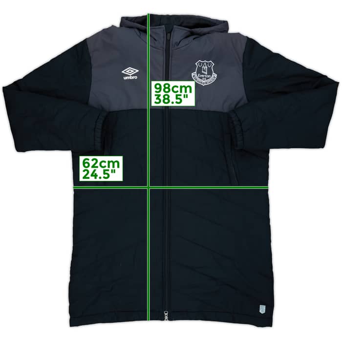 2015-16 Everton Umbro Padded Bench Coat - 9/10 - (XL)