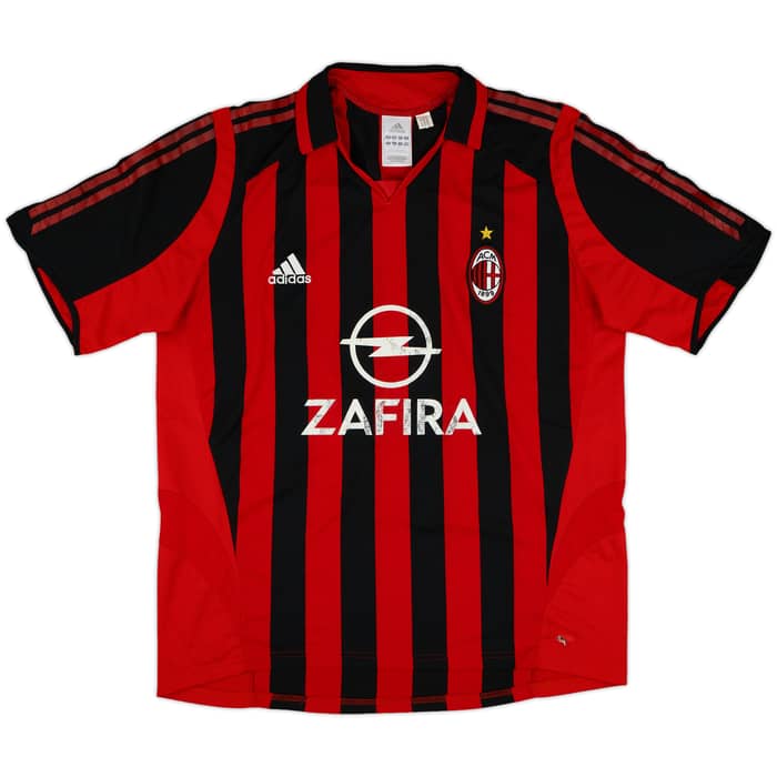 2005-06 AC Milan Home Shirt Maldini #3 - 5/10 - (XL)