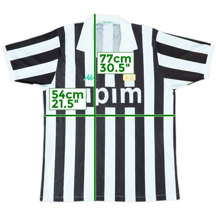 1991-92 Juventus Basic Home Shirt - 5/10 - (L)