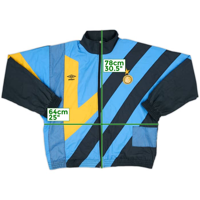 1992-93 Inter Milan Umbro Track Jacket - 8/10 - (XXL)