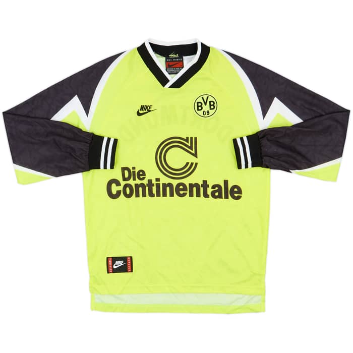1995-96 Borussia Dortmund Home L/S Shirt - 10/10 - (S)