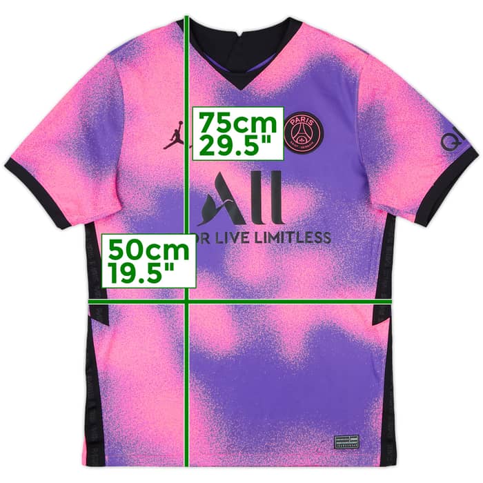 2020-21 Paris Saint-Germain Fourth Shirt - 9/10 - (M)