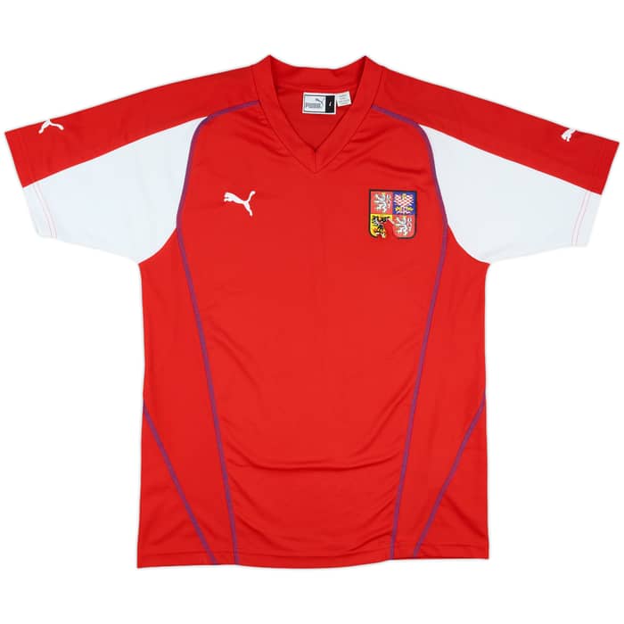 2003-04 Czech Republic Basic Home Shirt - 3/10 - (L)