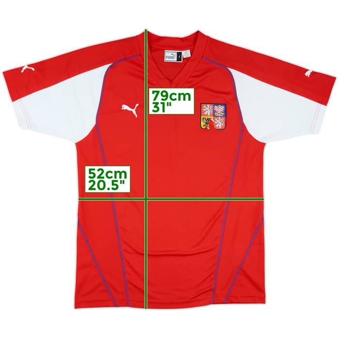 2003-04 Czech Republic Basic Home Shirt - 3/10 - (L)