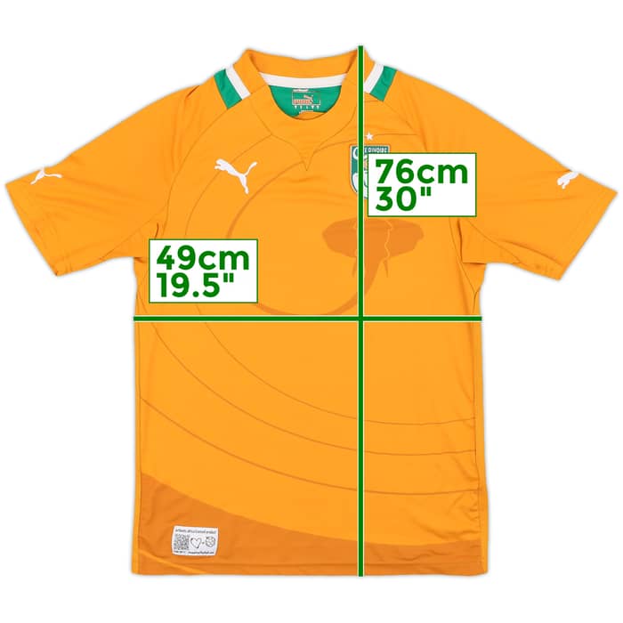 2011-13 Ivory Coast Home Shirt - 7/10 - (S)