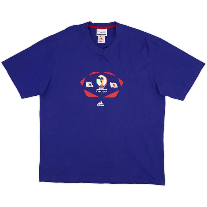 2002 Japan World Cup adidas Graphic Tee - 9/10 - (L)
