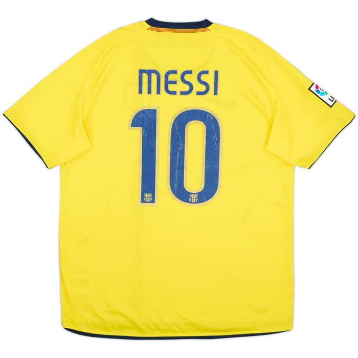 2008-10 Barcelona Away Shirt Messi #10 - 6/10 - (L)