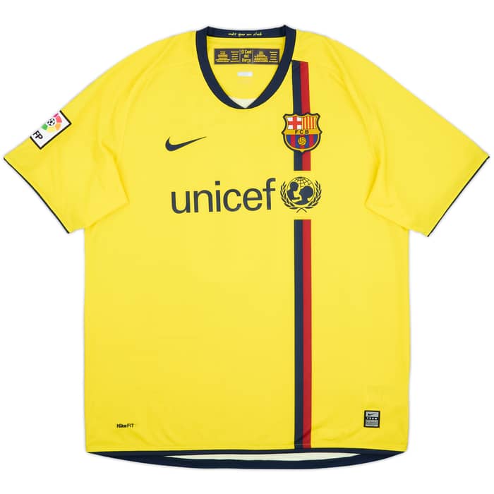 2008-10 Barcelona Away Shirt Messi #10 - 6/10 - (L)