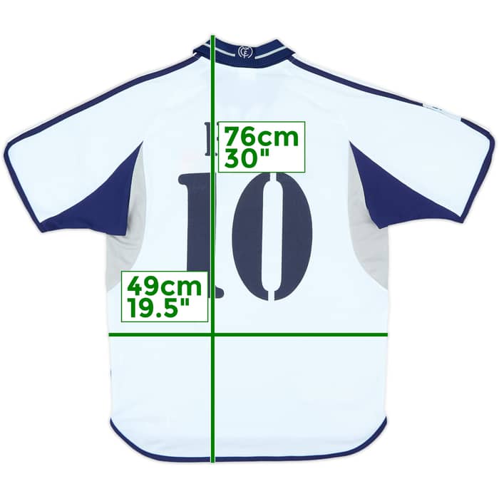 2000-01 Real Madrid Home Shirt Figo #10 - 4/10 - (S)