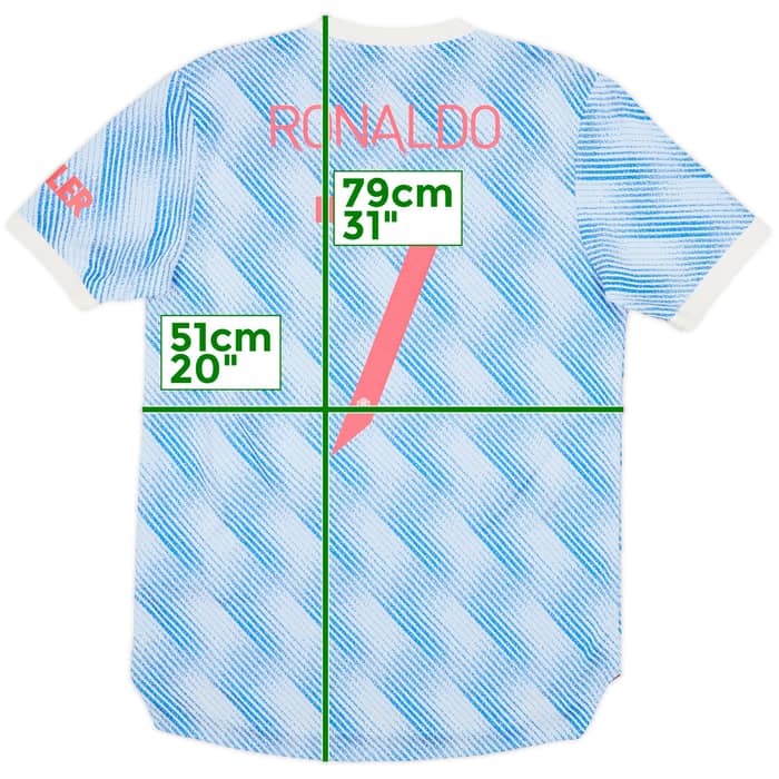2021-22 Manchester United Authentic Away Shirt Ronaldo #7 - 8/10 - (M)