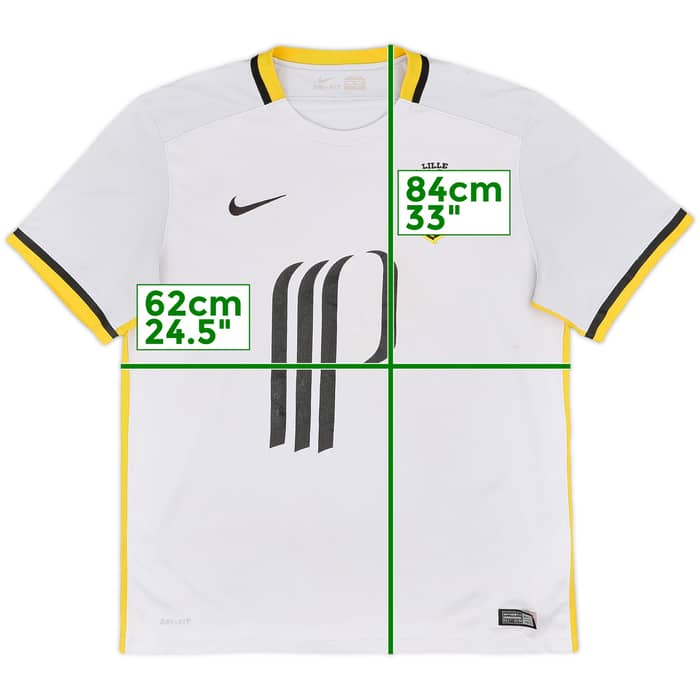 2015-16 Lille Away Shirt - 5/10 - (XL)