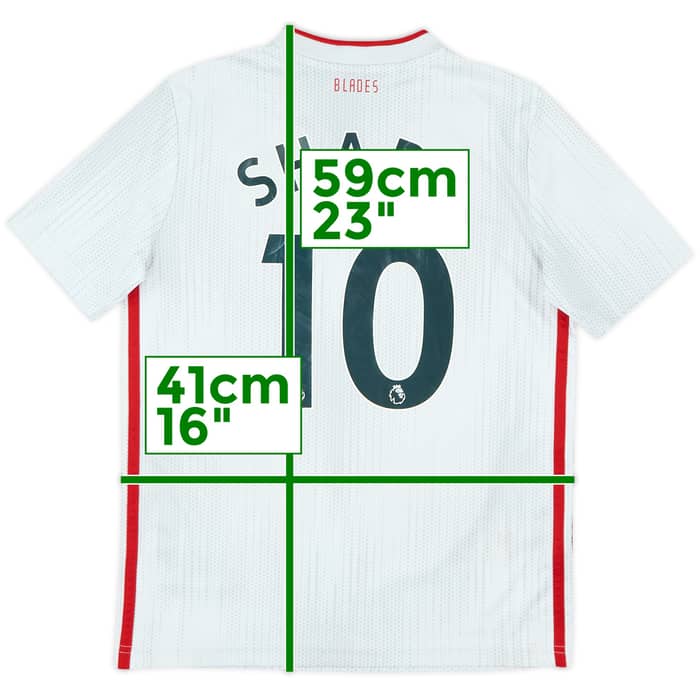 2019-20 Sheffield United Away Shirt Sharp #10 - 5/10 - (M.Boys)