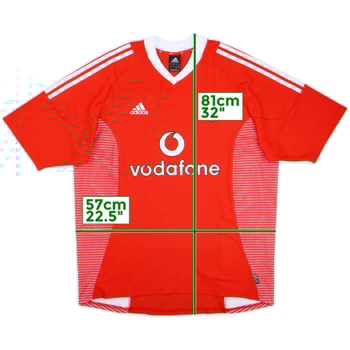 2002-03 Benfica Home Shirt - 5/10 - (L)
