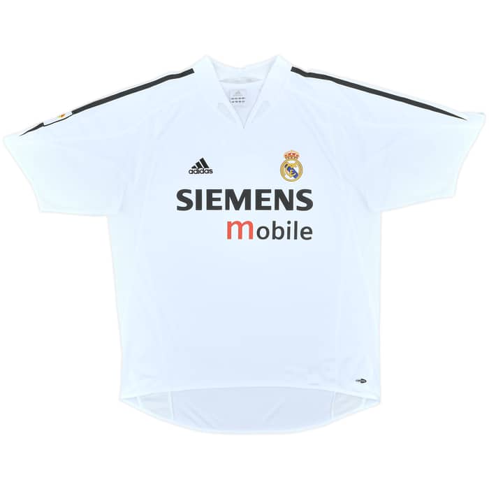 2004-05 Real Madrid Home Shirt Zidane #5 - 10/10 - (L)