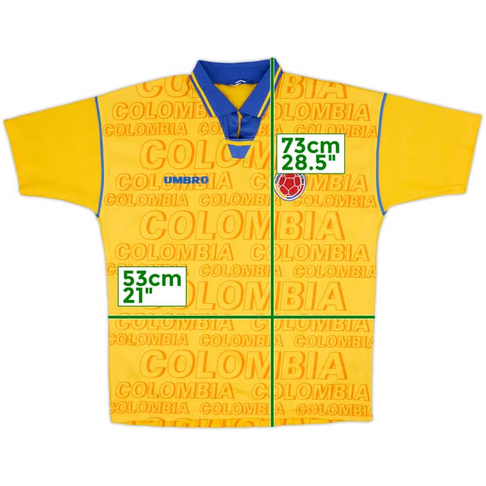 1995-96 Colombia Home Shirt - 9/10 - (L)