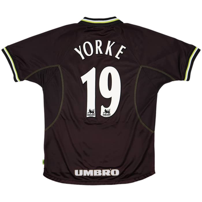 1998-99 Manchester United Third Shirt Yorke #19 - 8/10 - (L)