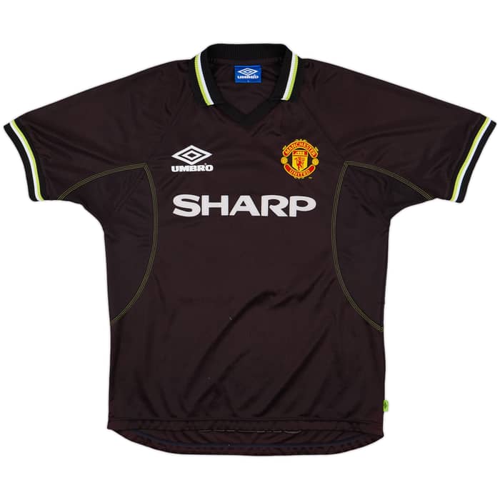 1998-99 Manchester United Third Shirt Yorke #19 - 8/10 - (L)