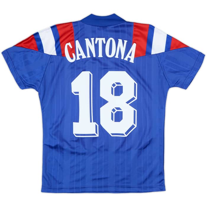 1992-94 France Home Shirt Cantona #18 - 10/10 - (S)
