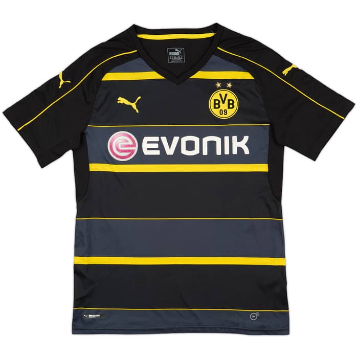 2016-17 Borussia Dortmund Away Shirt Aubameyang #17 - 9/10 - (M)