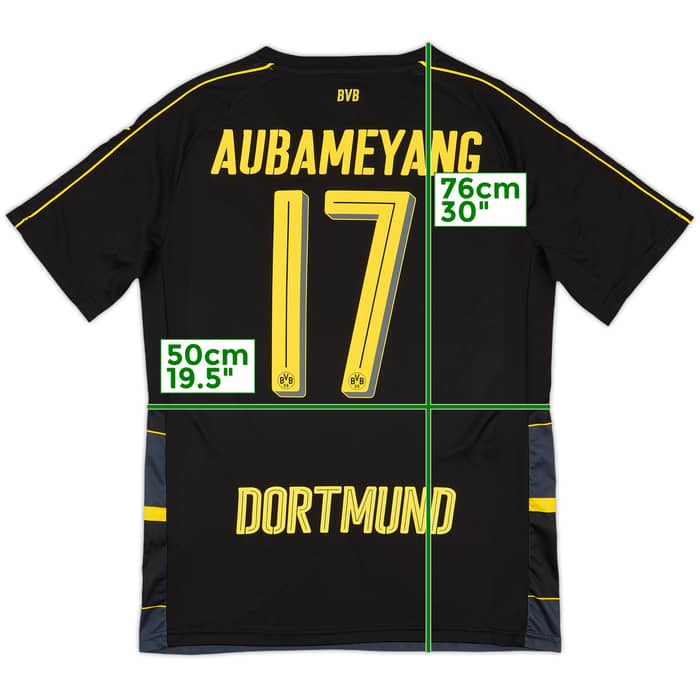 2016-17 Borussia Dortmund Away Shirt Aubameyang #17 - 9/10 - (M)