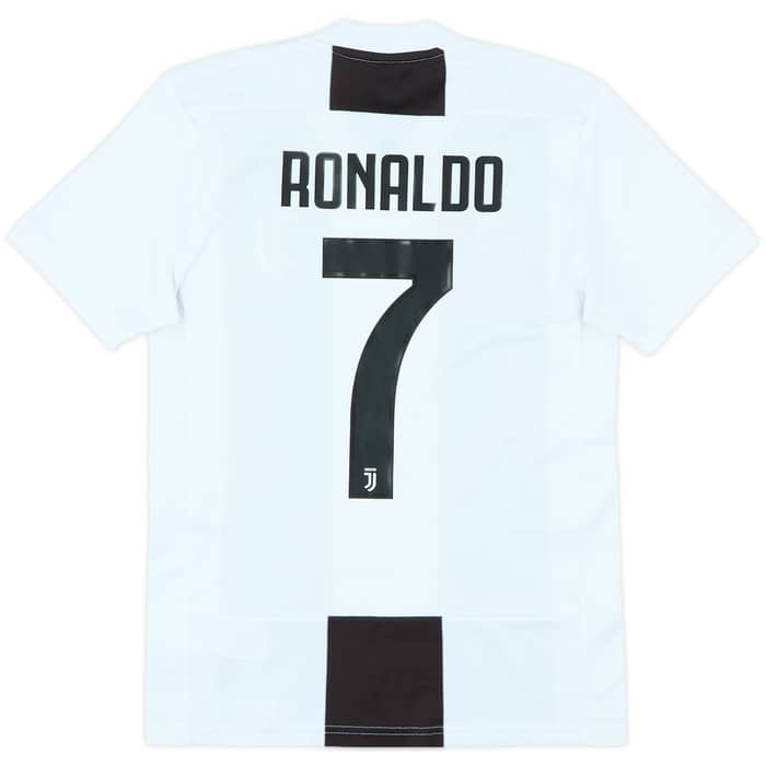 2018-19 Juventus Home Shirt Ronaldo #7 - 8/10 - (XS)