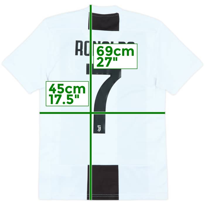 2018-19 Juventus Home Shirt Ronaldo #7 - 8/10 - (XS)