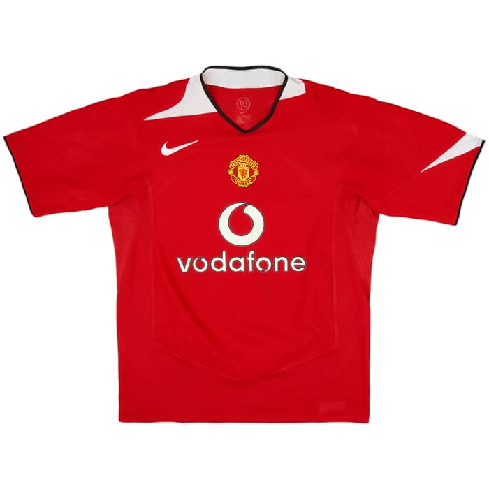 2004-06 Manchester United Home Shirt Keane #16 - 7/10 - (M)