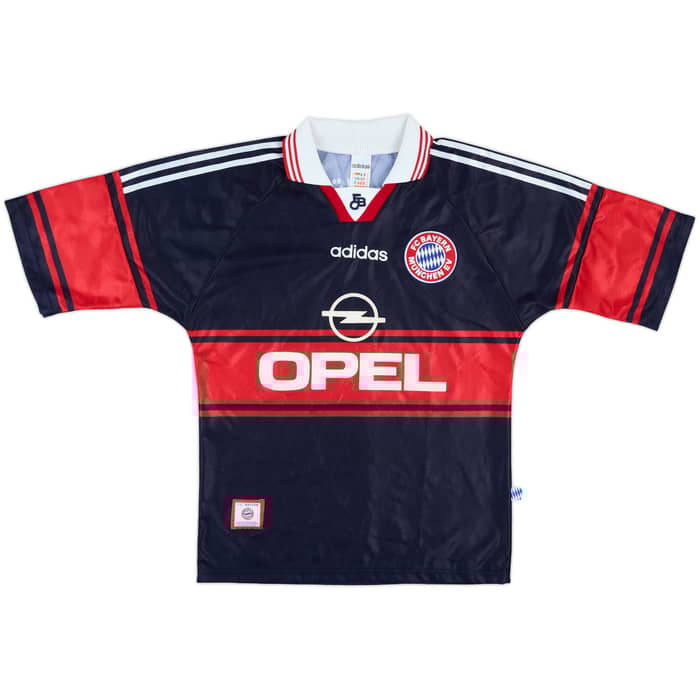 1997-99 Bayern Munich Home Shirt Elber #9 - 8/10 - (S)
