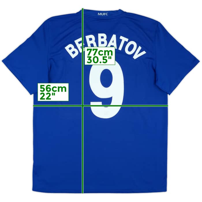 2008-09 Manchester United Third Shirt Berbatov #9 - 6/10 - (L)