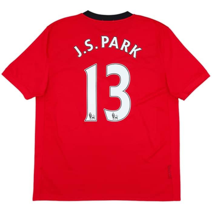 2009-10 Manchester United Home Shirt J.S.Park #13 - 8/10 - (L)
