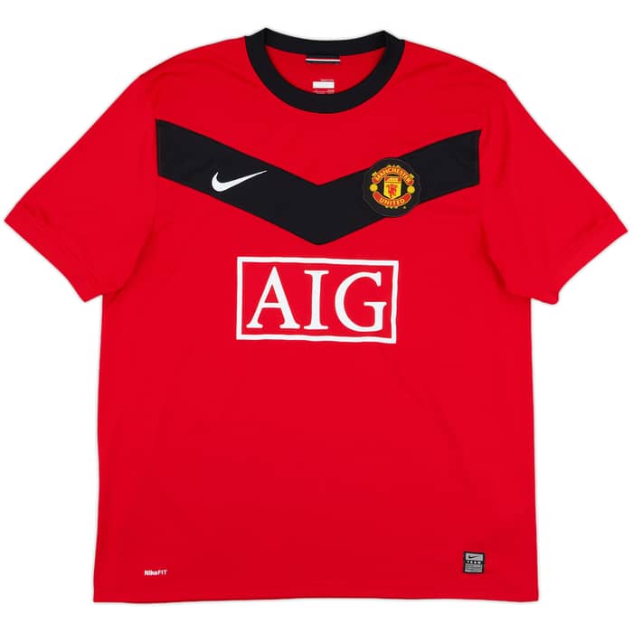 2009-10 Manchester United Home Shirt J.S.Park #13 - 8/10 - (L)