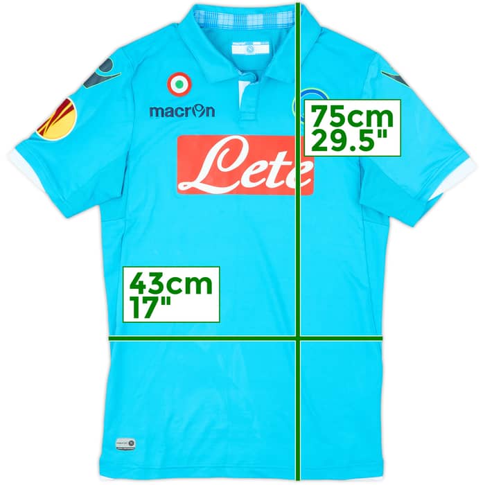 2014-15 Napoli Home Shirt - 8/10 - (L)