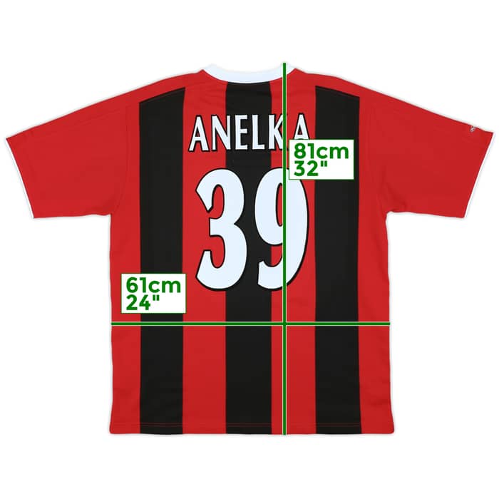 2003-04 Manchester City Away Shirt Anelka #39 - 9/10 - (L)