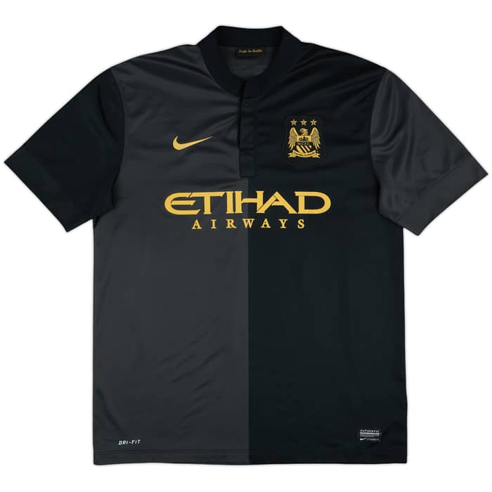 2013-14 Manchester City Away Shirt Silva #21 - 8/10 - (L)