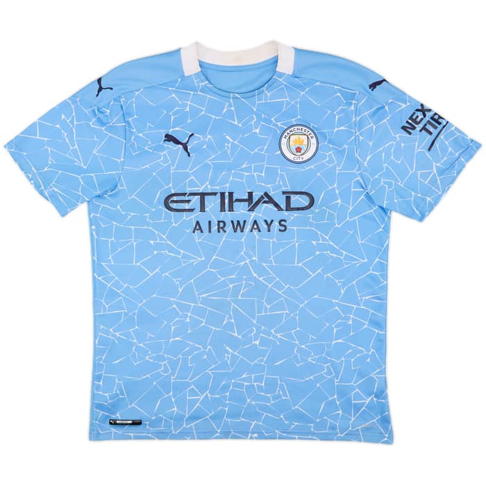2020-21 Manchester City Home Shirt De Bruyne #17 - 8/10 - (L)