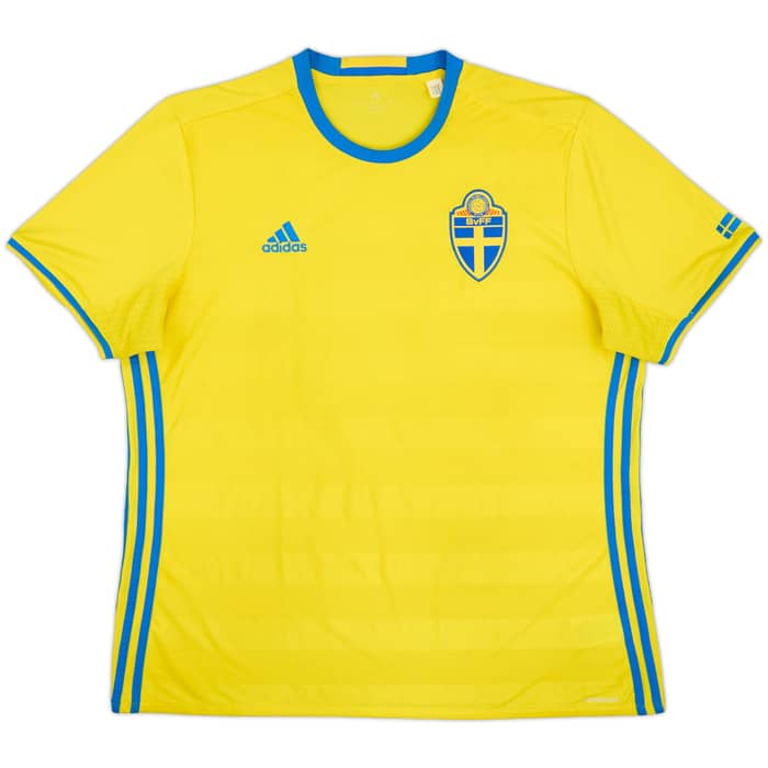 2016-17 Sweden Home Shirt Ibrahimovic #10 - 5/10 - (XL)