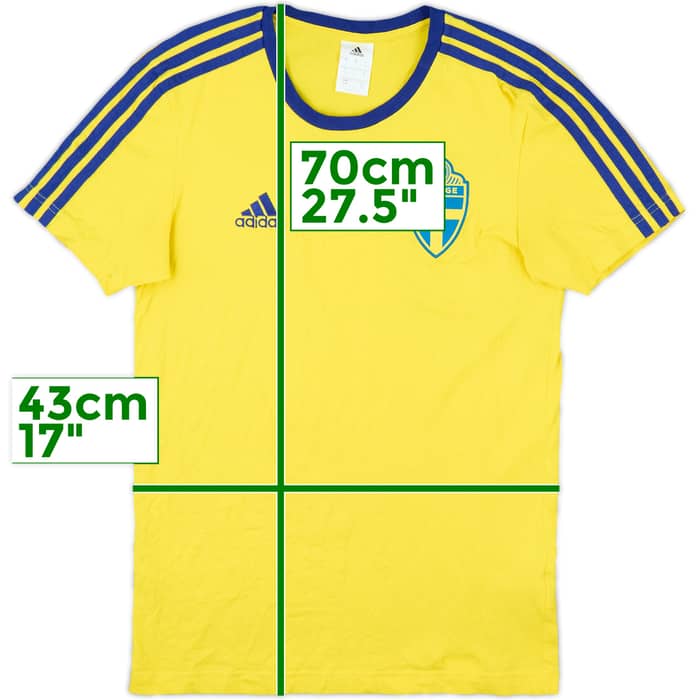 2018-19 Sweden adidas Cotton Tee - 8/10 - (S)