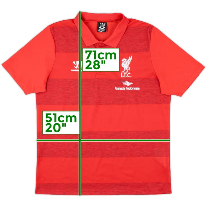 2014-15 Liverpool Warrior Polo Shirt - 10/10 - (M)