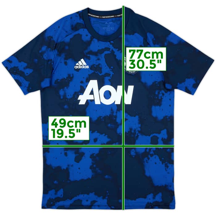 2019-20 Manchester United adidas Training Shirt - 8/10 - (M)