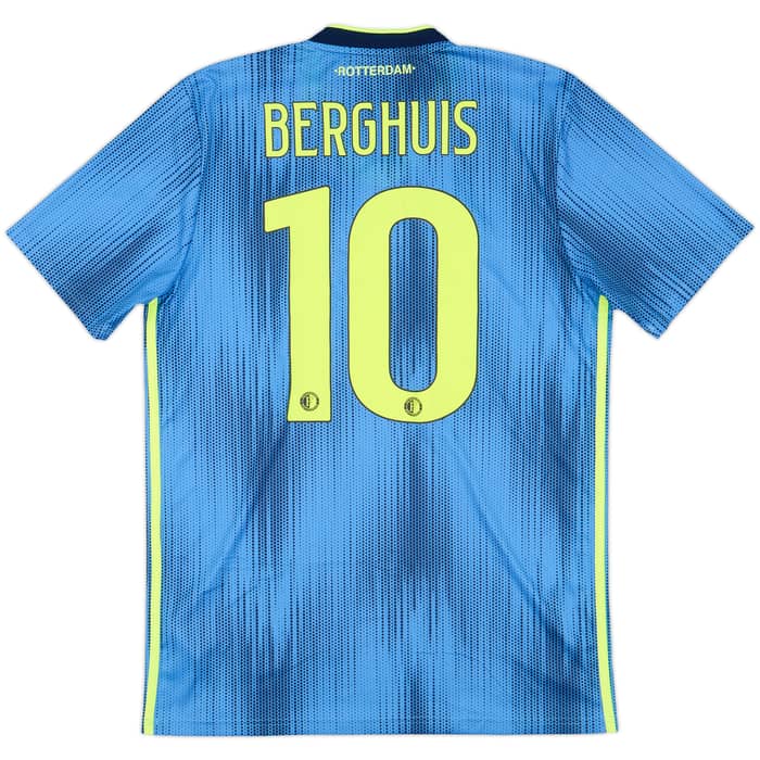 2019-20 Feyenoord Away Shirt Berghuis #10 - 9/10 - (M)
