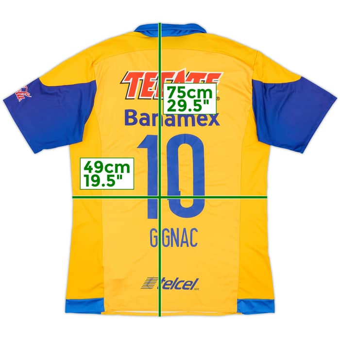2015-16 Tigres UNAL Home Shirt Gignac #10 - 8/10 - (L)
