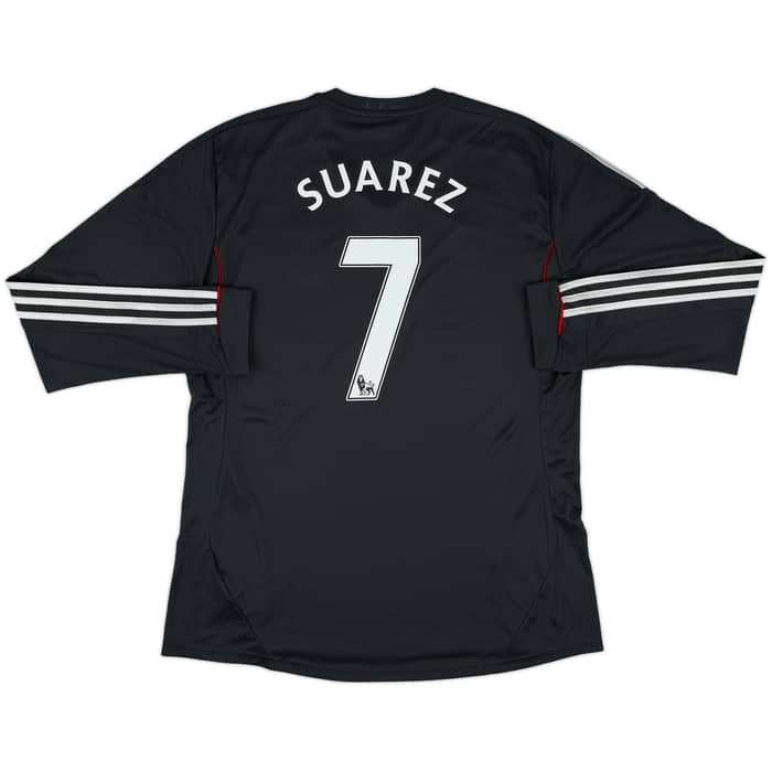 2011-12 Liverpool Away L/S Shirt Suarez #7 - 5/10 - (XL)
